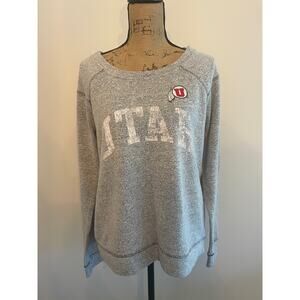 Camp David Gray Utah Utes Sweater Size Large